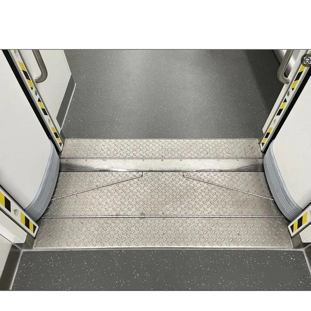 Rutschfestes Aluminiumpedal für den U-Bahn-Durchgang