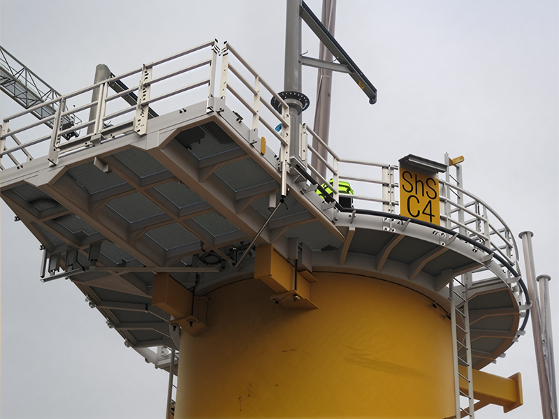 Externe Plattform von Stahlaluminium für Offshore -Windkraftanlage