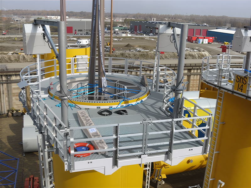 Externe Plattform von Stahlaluminium für Offshore -Windkraftanlage